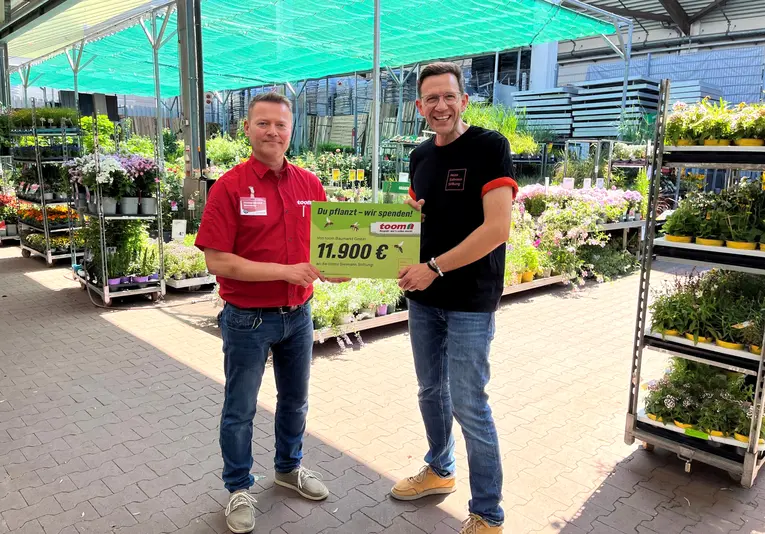 Toom spendet 11.900 Euro 